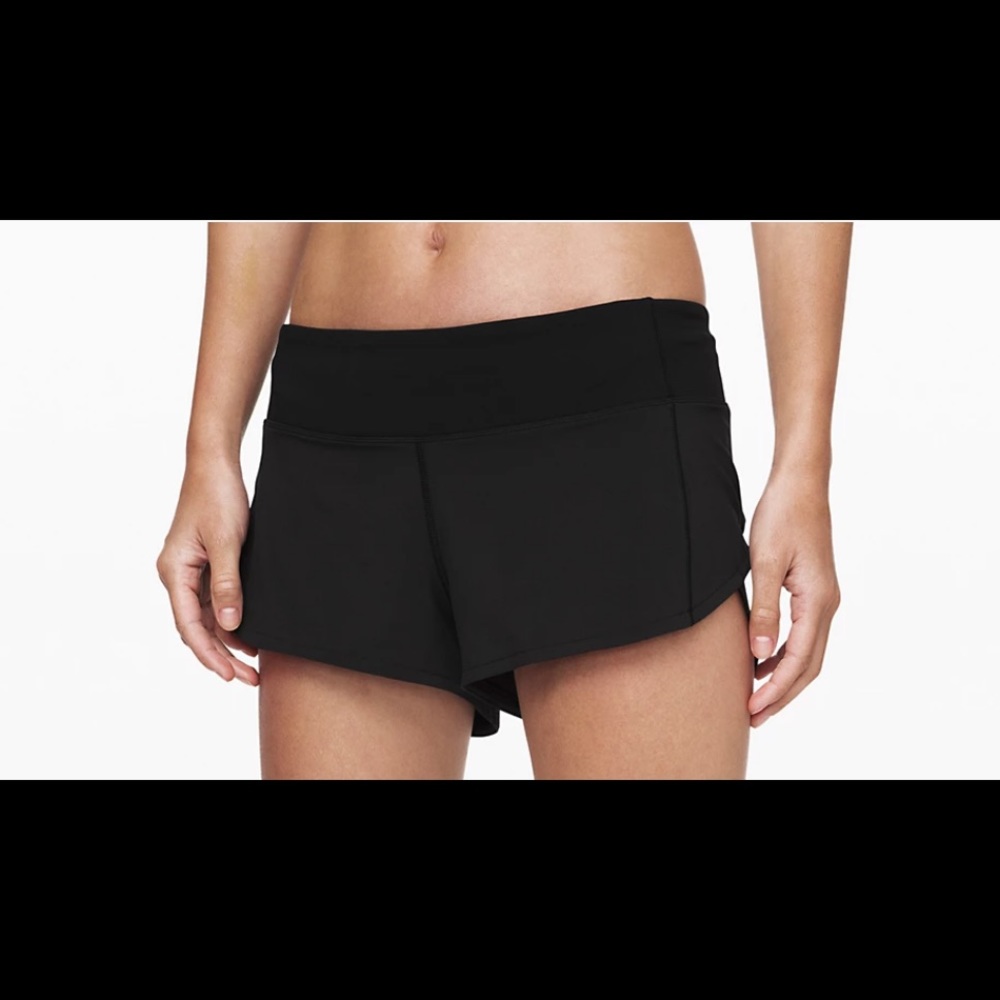 Lulu Lemon Speed Up Short 2.5’’ - Black Size 6